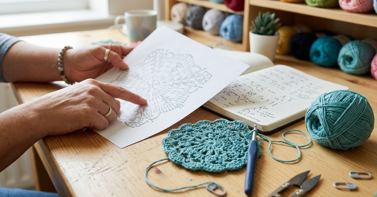 Beginner crochet stitches diagram how to read symbols and charts without any confusion