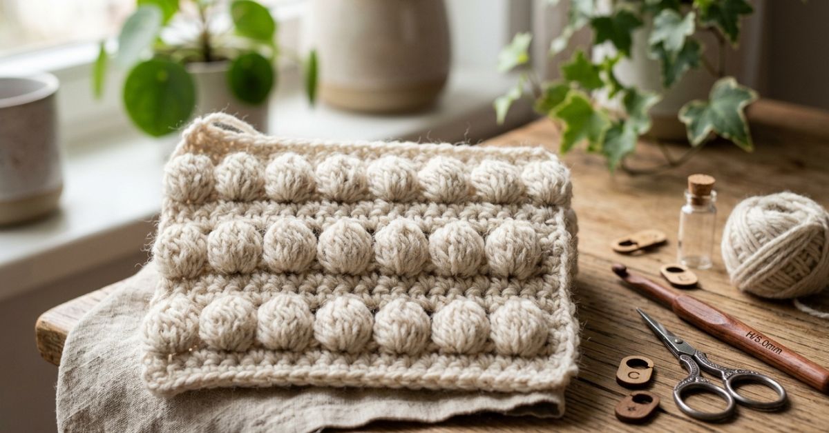 Bobble crochet stitch tutorial the secret to creating perfect 3D puffs every time