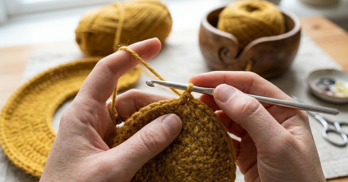 Crochet slip stitch tutorial learn how to join rounds and finish edges like a pro