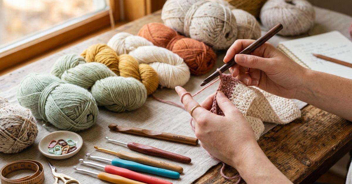 What do you crochet with understanding hooks and yarns to kickstart your new project