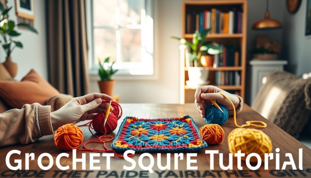 crochet granny square tutorial