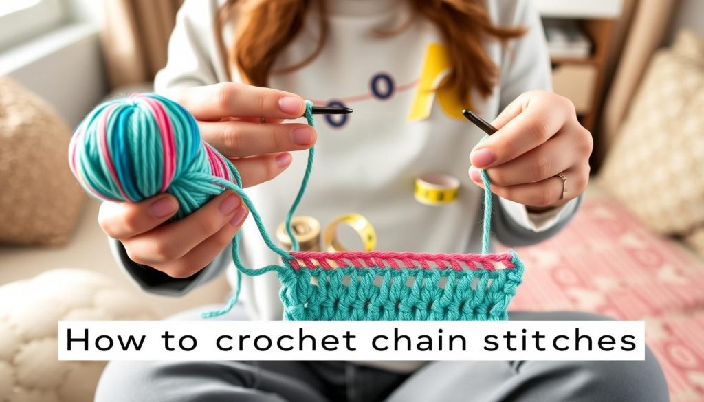 how to crochet chain stitches