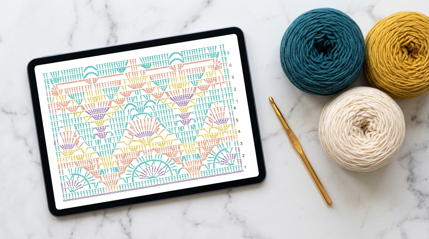 Crochet design patterns: unique layouts and professional charts to elevate your crafting