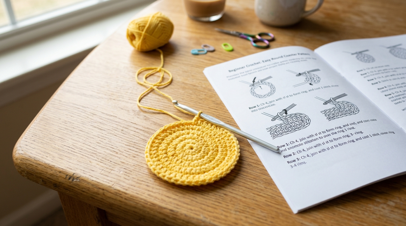 Crochet pattern beginners: easy step-by-step guides to make your very first project today