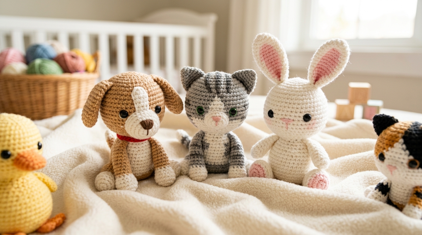 Crochet animal tutorial: cute amigurumi techniques to bring your favorite pets to life