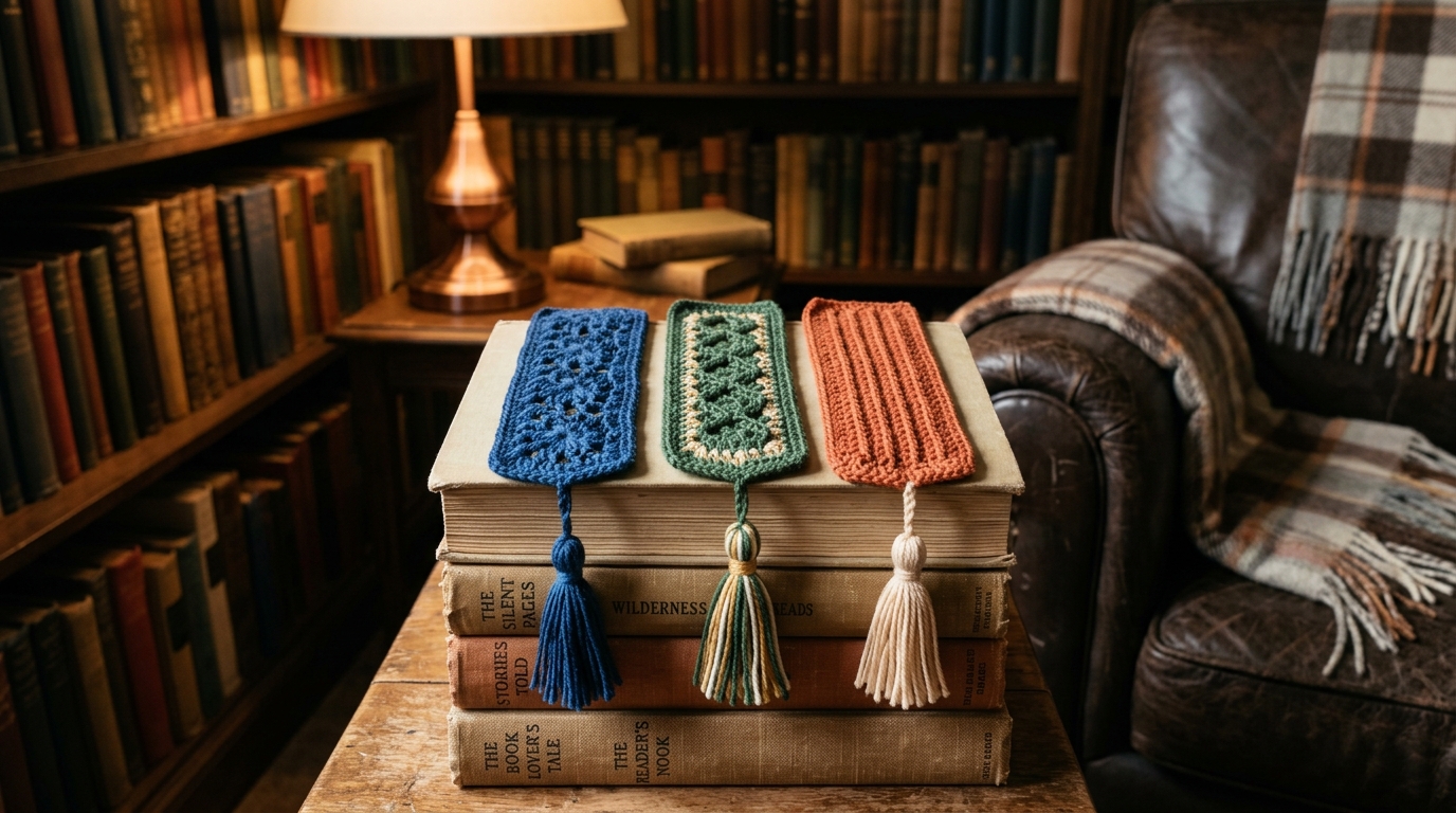 Bookmark crochet tutorial: elegant handmade gift ideas for book lovers and avid readers now