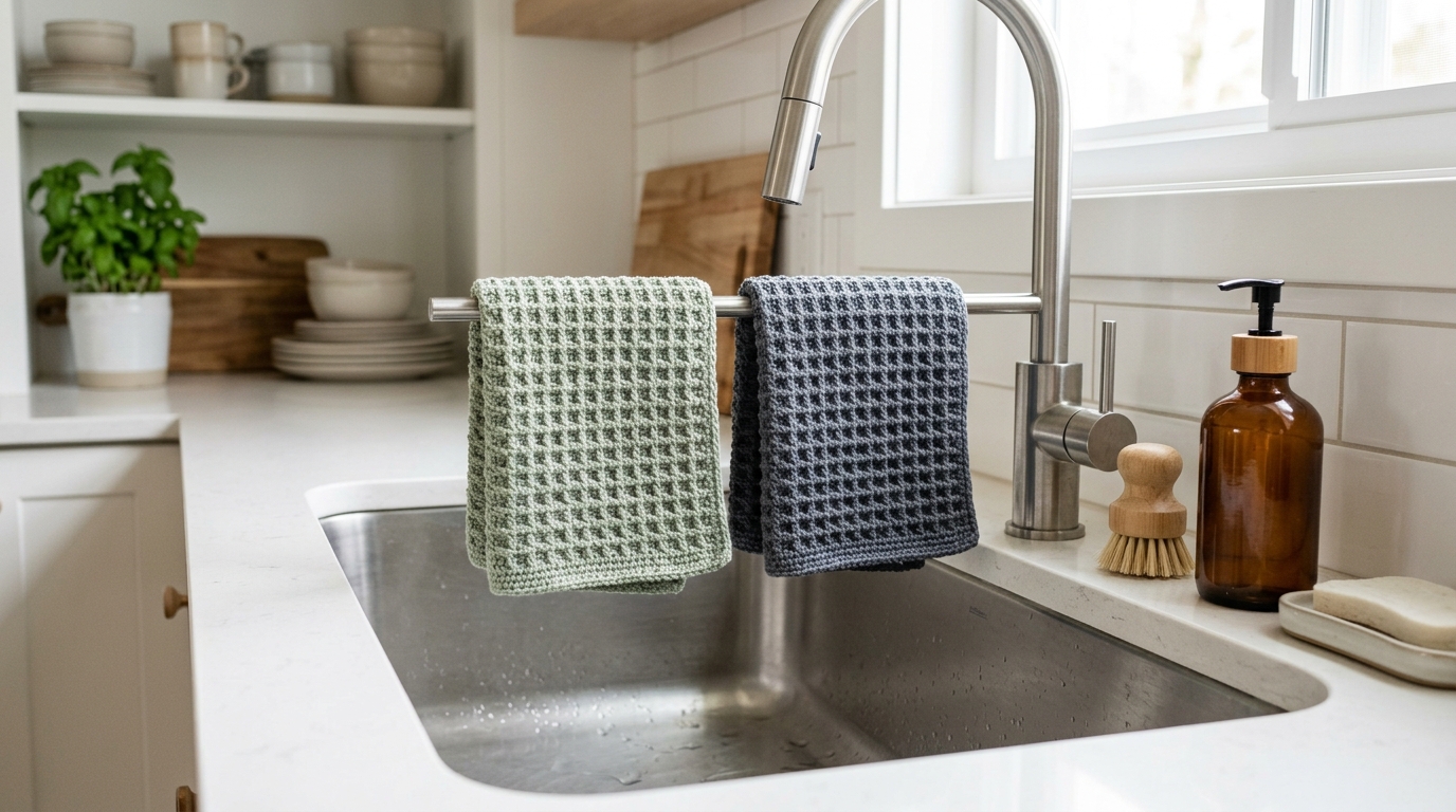 Crochet dishcloth tutorial: beginner-friendly stitches for durable kitchen washcloths