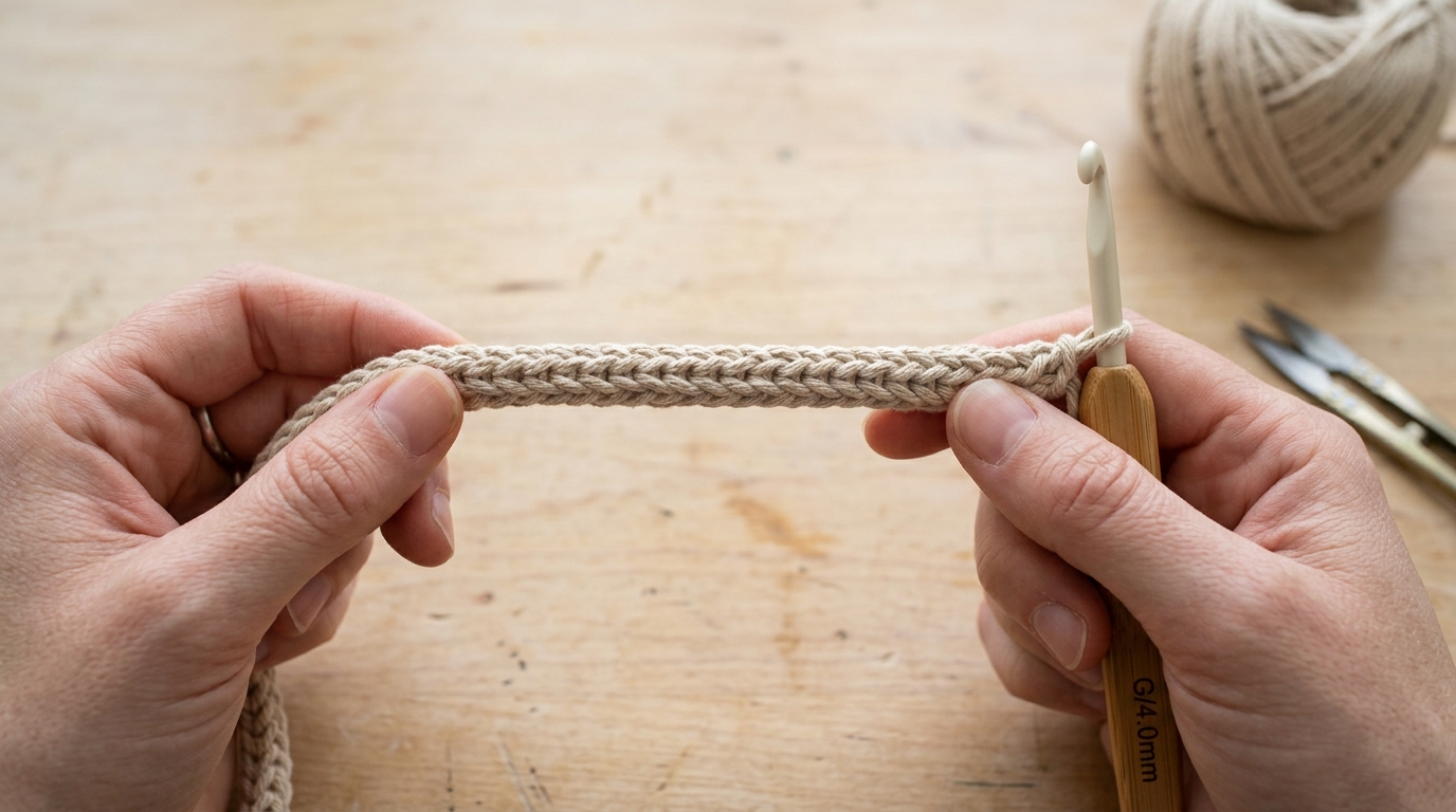 Crochet i cord tutorial: the easiest way to make clean and sturdy straps or bag handles