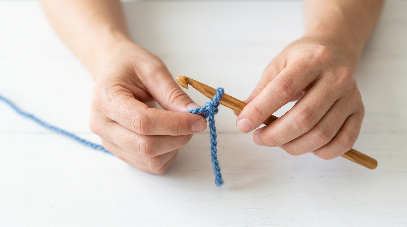 Slip knot crochet tutorial: the very first step to start any project easily right now