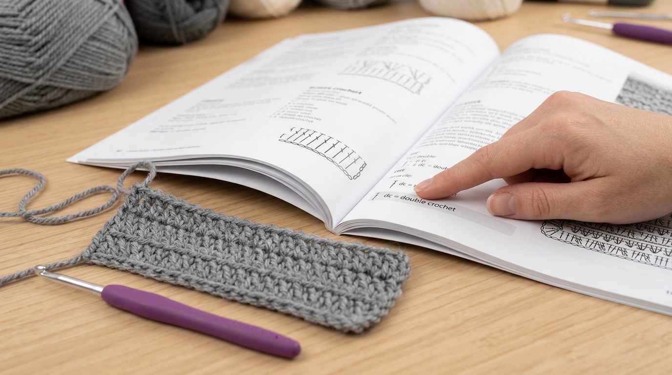 What is dc in crochet: understanding standard abbreviations for your next pattern build