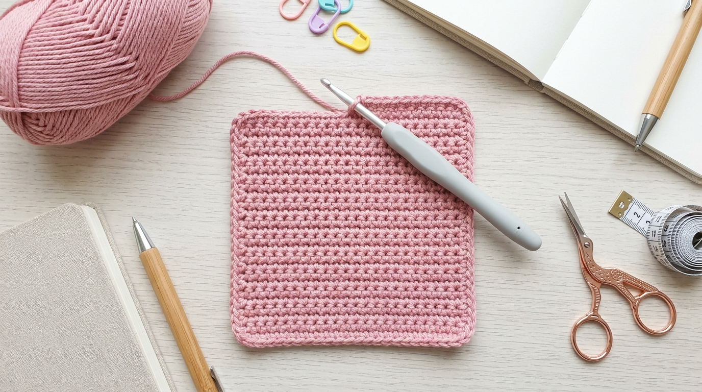 Single crochet stitch for beginners: a complete step-by-step guide to the basic technique