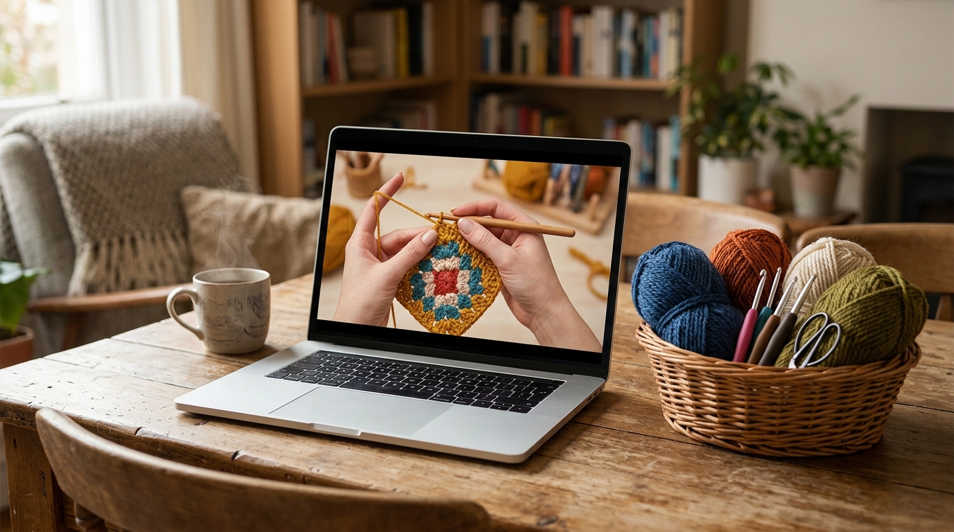 Crochet classes online: find the best virtual workshops to learn from experts at home