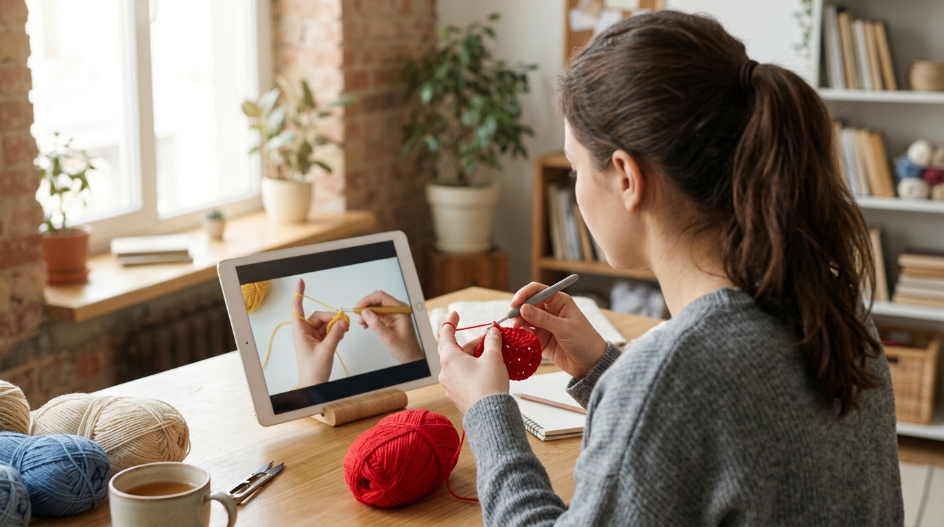 Crochet lessons free: step-by-step video guides to improve your stitching skills fast
