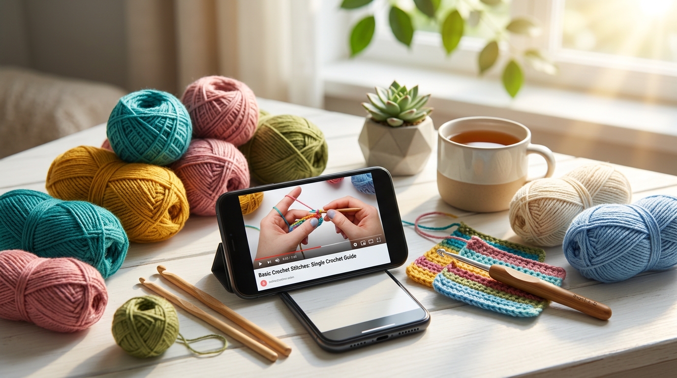 Learn to crochet free: top online resources and tutorials that will cost you nothing