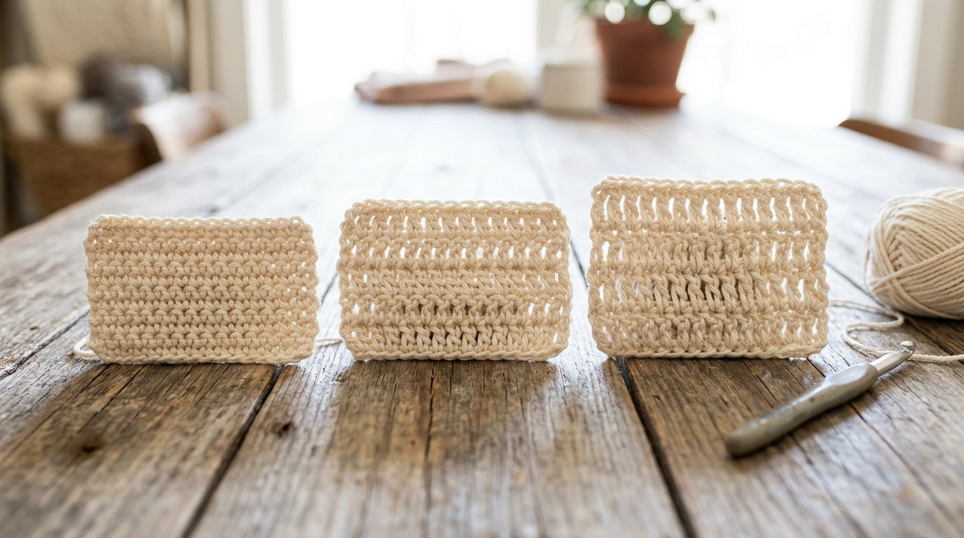 Learn crochet stitches: Master the single double and treble stitch with zero hassle