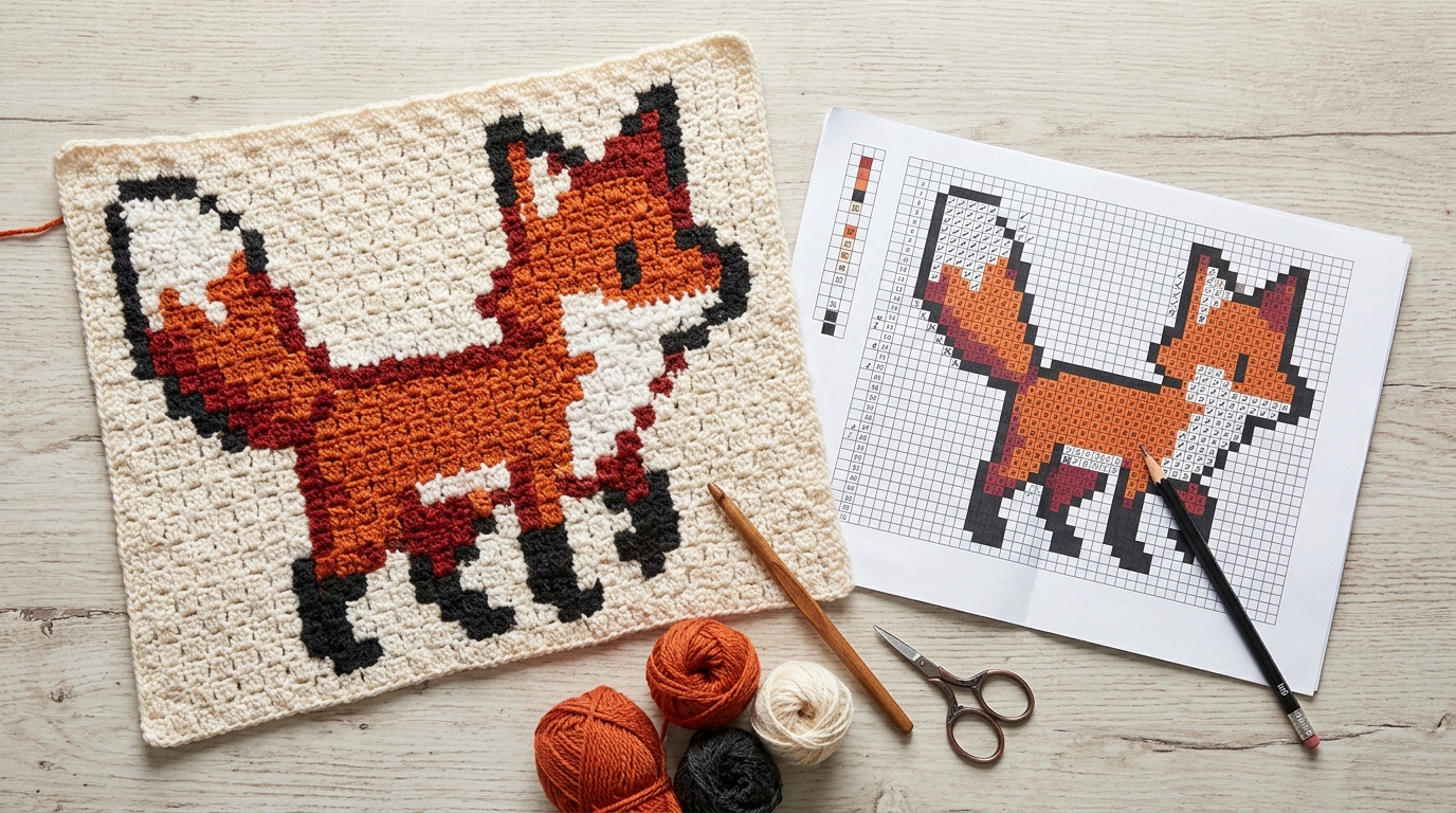 C2c crochet tutorial: the ultimate guide to corner-to-corner graphing for pixel designs
