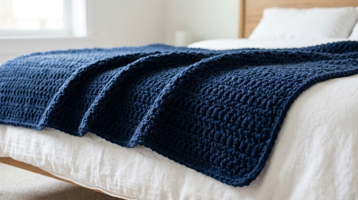 Crochet blanket stitch tutorial: master this thick texture for warmer winter bed spreads