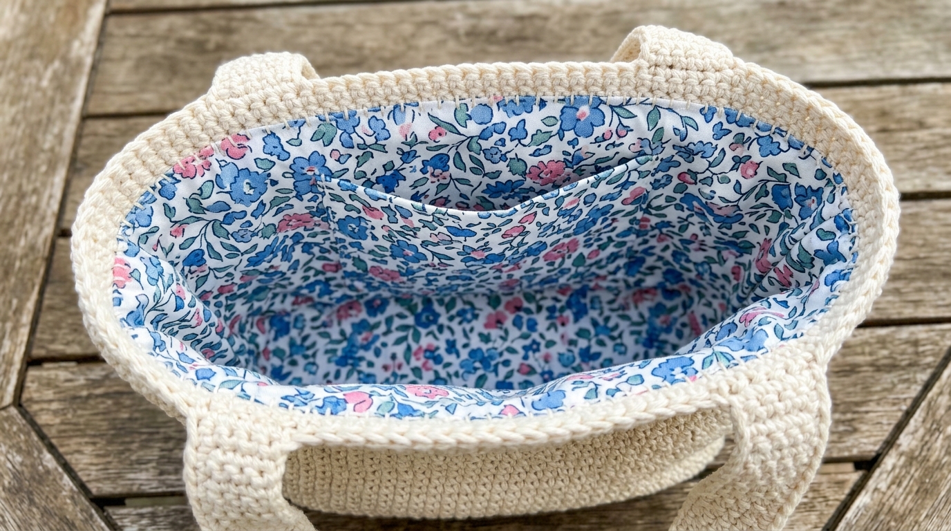 Crochet bag tutorials: discover the best methods to line your handmade purses with fabric