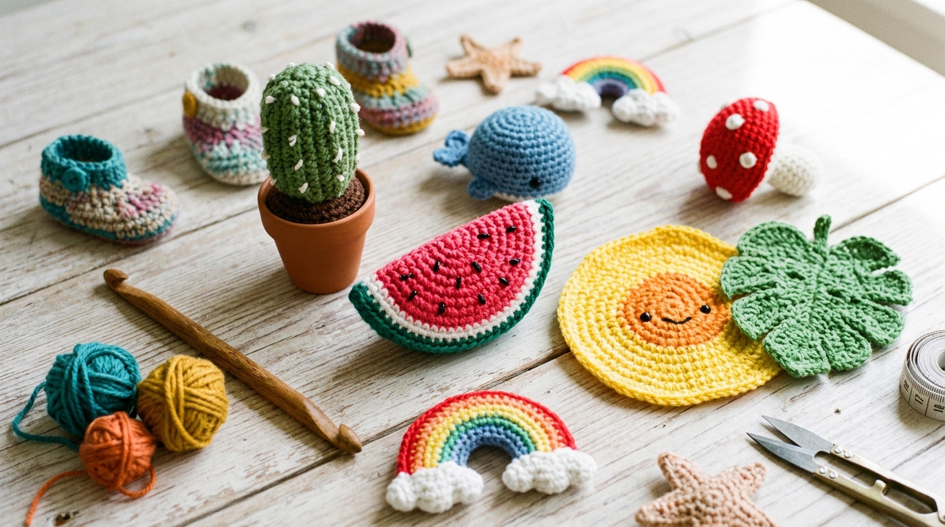 Fun crochet patterns free: quirky and creative ideas to clear your yarn stash this week