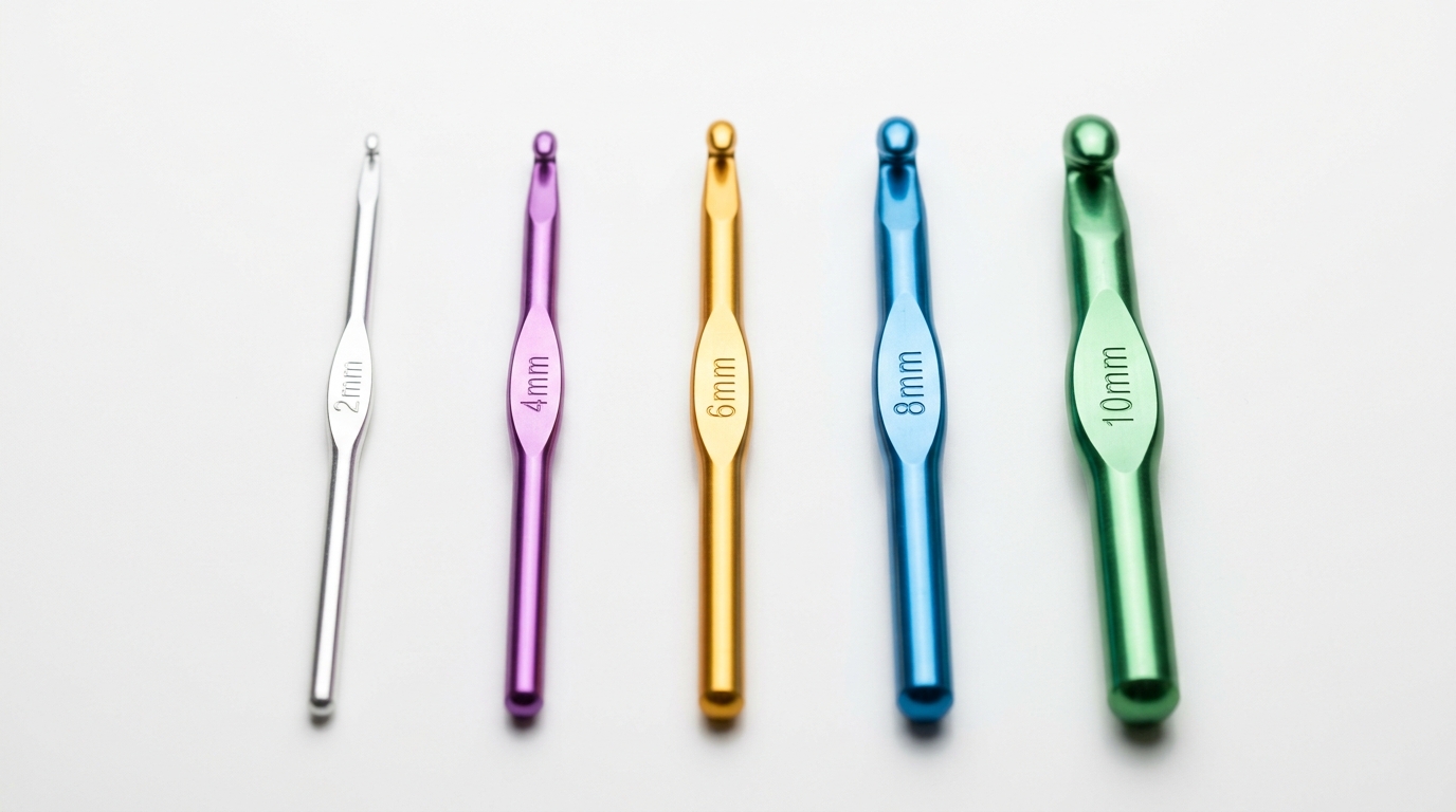 What is a crochet hook and how to choose the right size for your very first project now