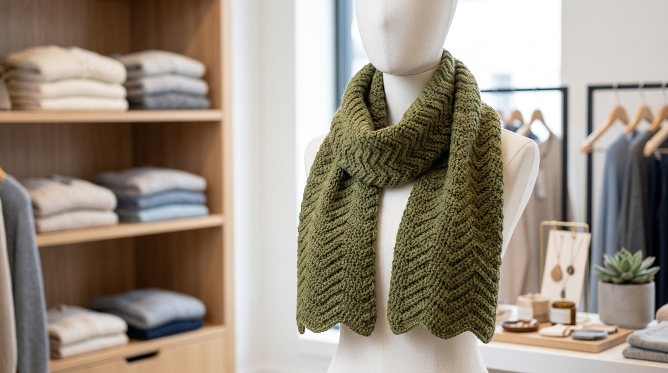 Best stitch for crochet scarf: beautiful textures that drape nicely around your neck