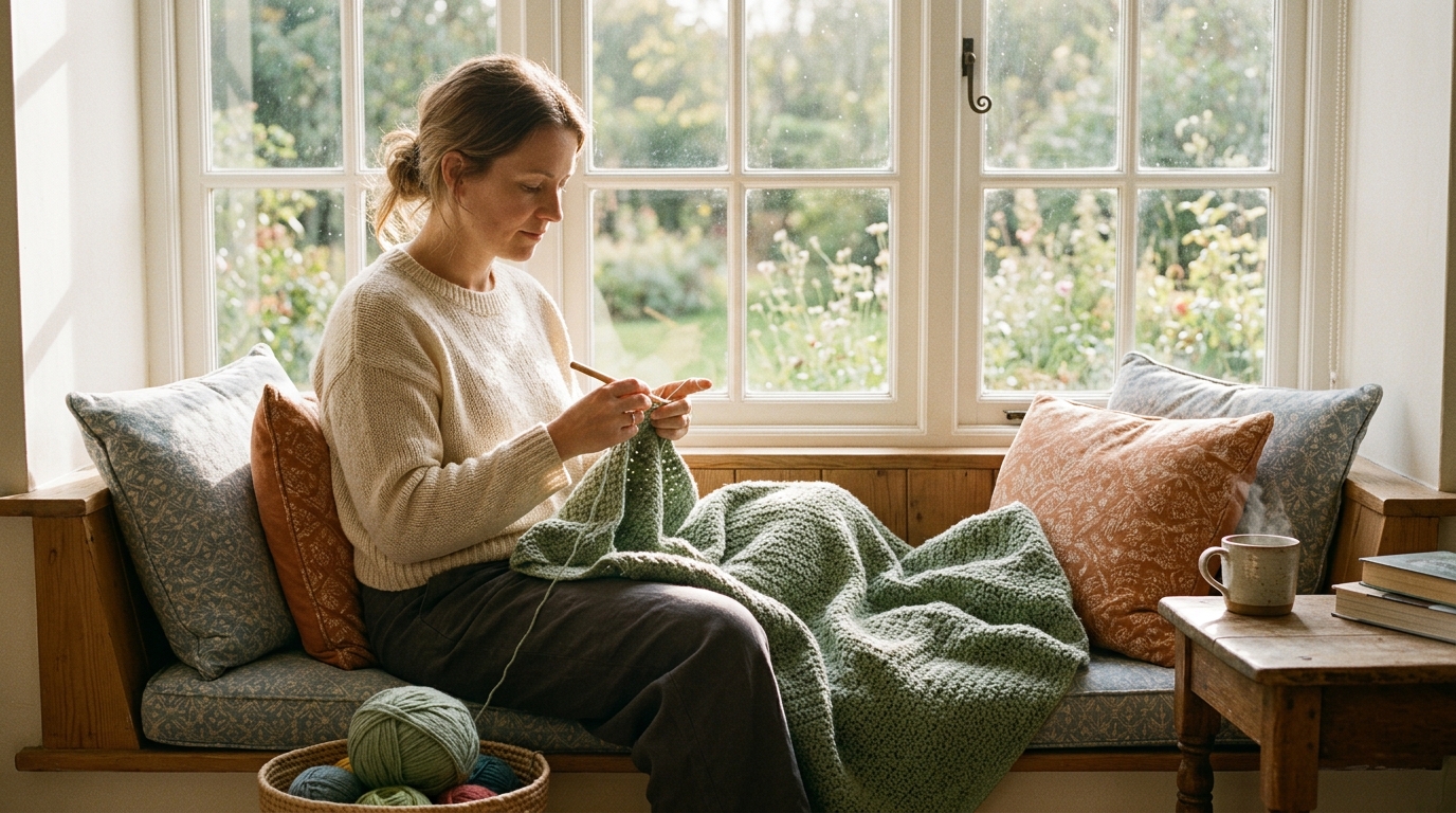 Article crochet: exploring the mental health benefits of repetitive yarn crafting work