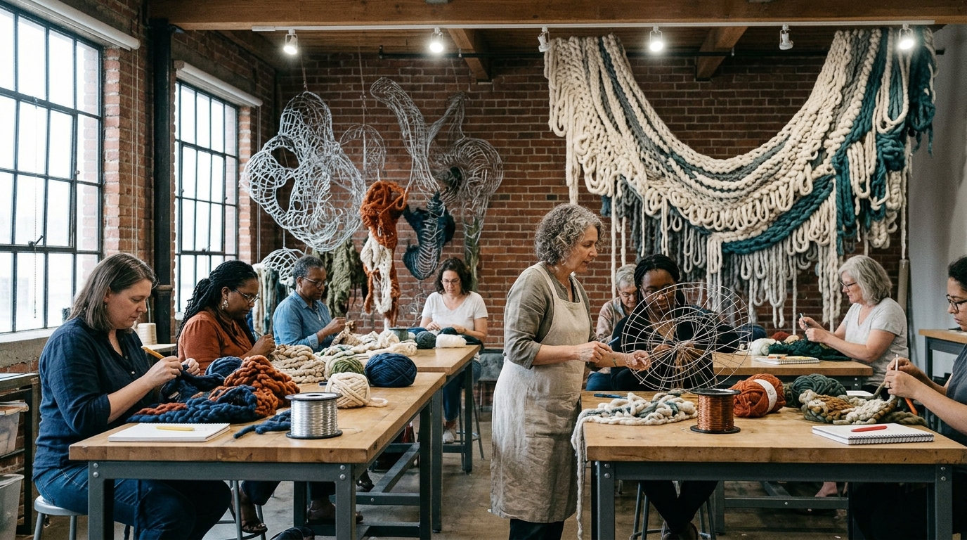 Crochet schools: dedicated academies where you can learn advanced fiber art techniques